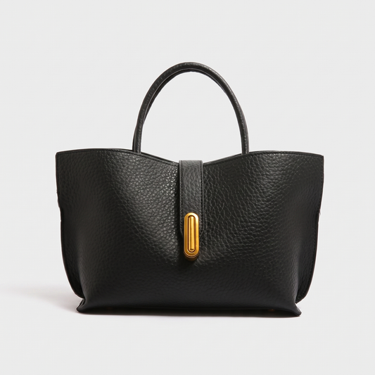 Rowan Top Handle Shoulder Bag in black